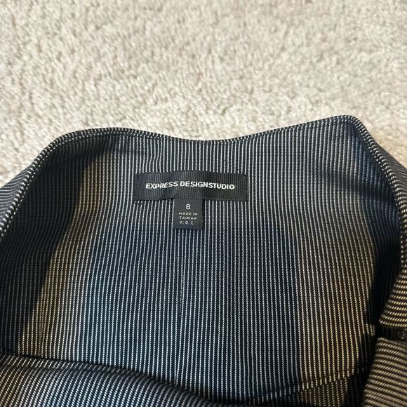 Express Design Studio Women's Black Straight Pencil Knee Length Skirt Size 8 - Picture 4 of 5